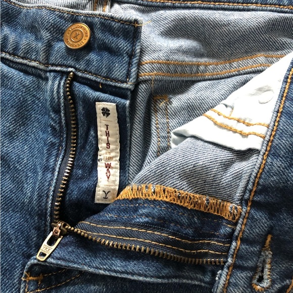 Yellowstone x Lucky Brand Easy Rider Mid Rise Boot Cut Jeans Women's 14/32r - Picture 11 of 15